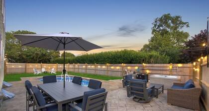 Brand New 5BR - Pool, Hot Tub, A/C – Walk to Beach, Main St. & Ferry - Sleeps 12