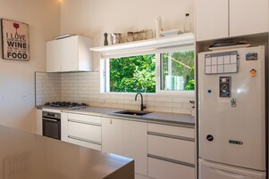 Premium-Villa, Gartenblick | Eigene Küche | Wasserkocher mit Kaffee-/Teezubehör, Wasserkocher, Toaster, Mixer