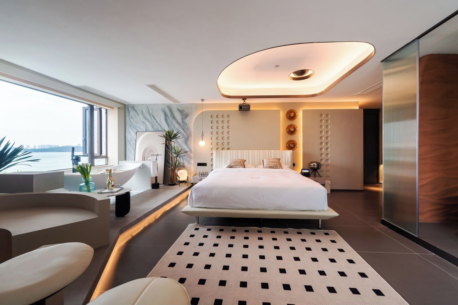 Luxury Room | Individually decorated, laptop workspace, iron/ironing board