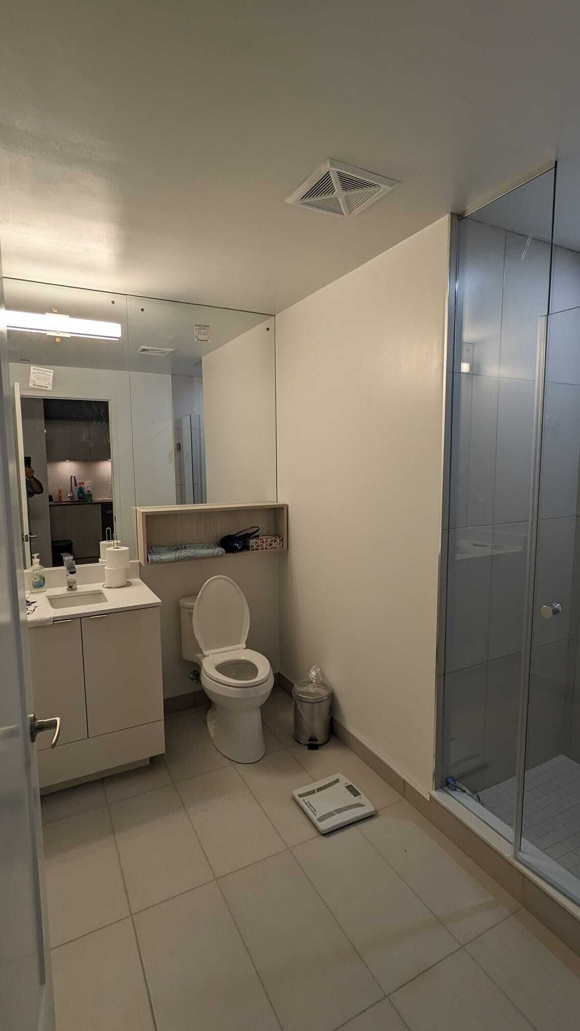 Towels, soap, toilet paper