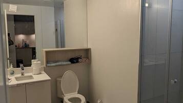 Towels, soap, toilet paper