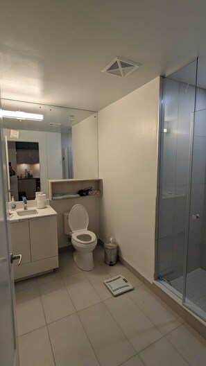 Towels, soap, toilet paper