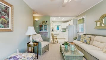 Télévision, lecteur de DVD, livres