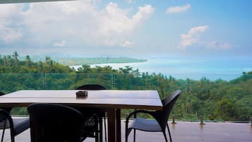 Deluxe Double Room, Balcony, Sea View | Terrace/patio
