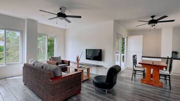 Premium bedding, memory-foam beds, desk, soundproofing