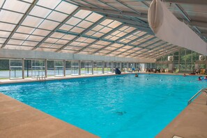 Indoor pool, a heated pool