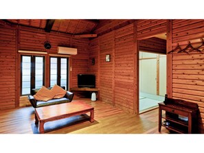 TV - Log cottage for 4 people Fully equipped and pet / Aridagun Wakayama (Aridagun)