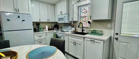 Microwave, oven, stovetop