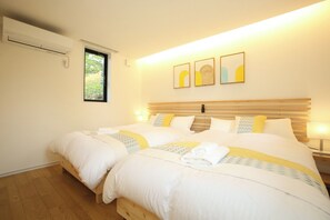 2 عدّة غرف نوم وواي فاي مجانًا وملاءات أسرّة