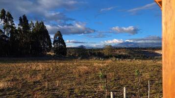Blick von der Unterkunft