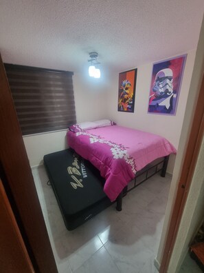 2 slaapkamers, een strijkplank/strijkijzer, gratis wifi, beddengoed