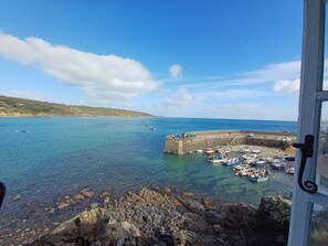 Standard Triple Room, Sea View | View from room - The Old Post Office (Coverack)