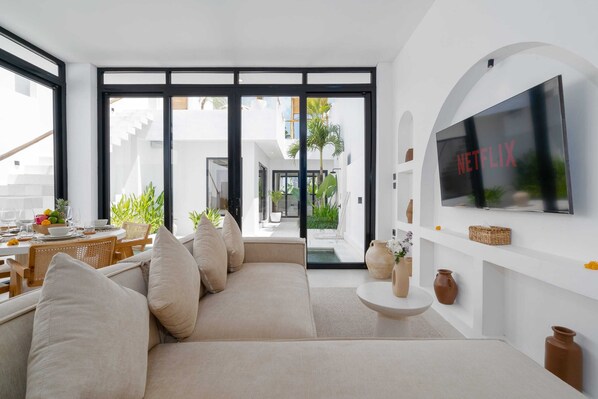 Basic Villa | Living area | TV, streaming services