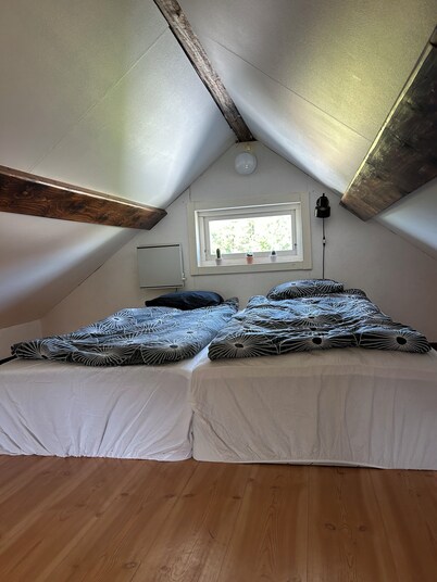 Cozy cottage in the countryside and nature close