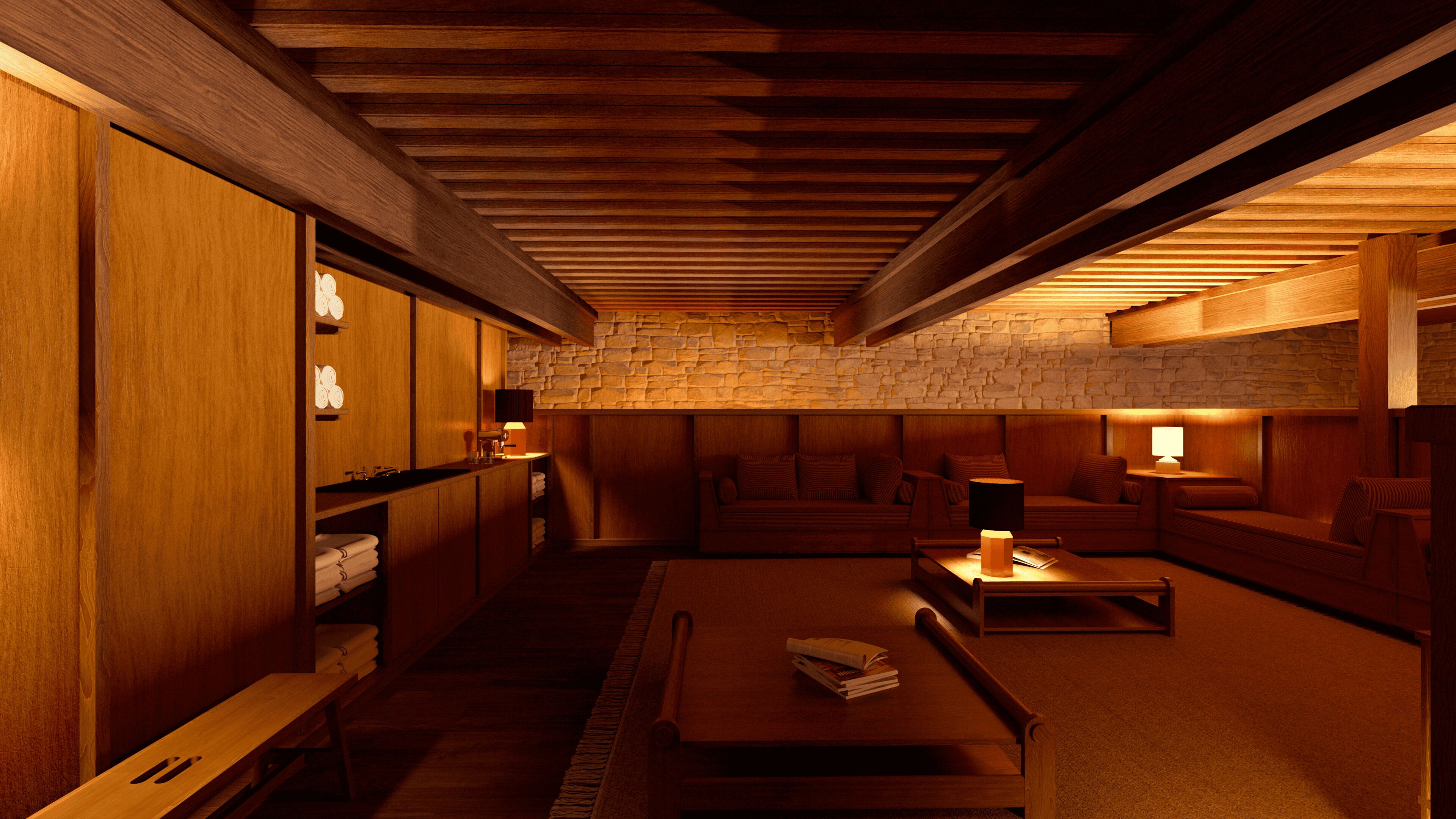 Couples treatment rooms, sauna, body treatments, body wraps, body scrubs