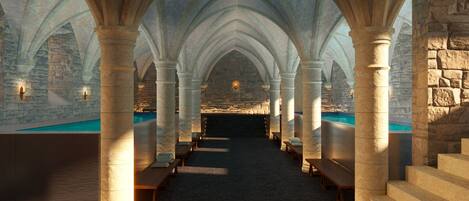 Behandlingsrom for par, badstue, kroppsbehandlinger og kroppsinnpakning