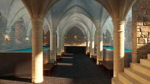 Behandlingsrom for par, badstue, kroppsbehandlinger og kroppsinnpakning