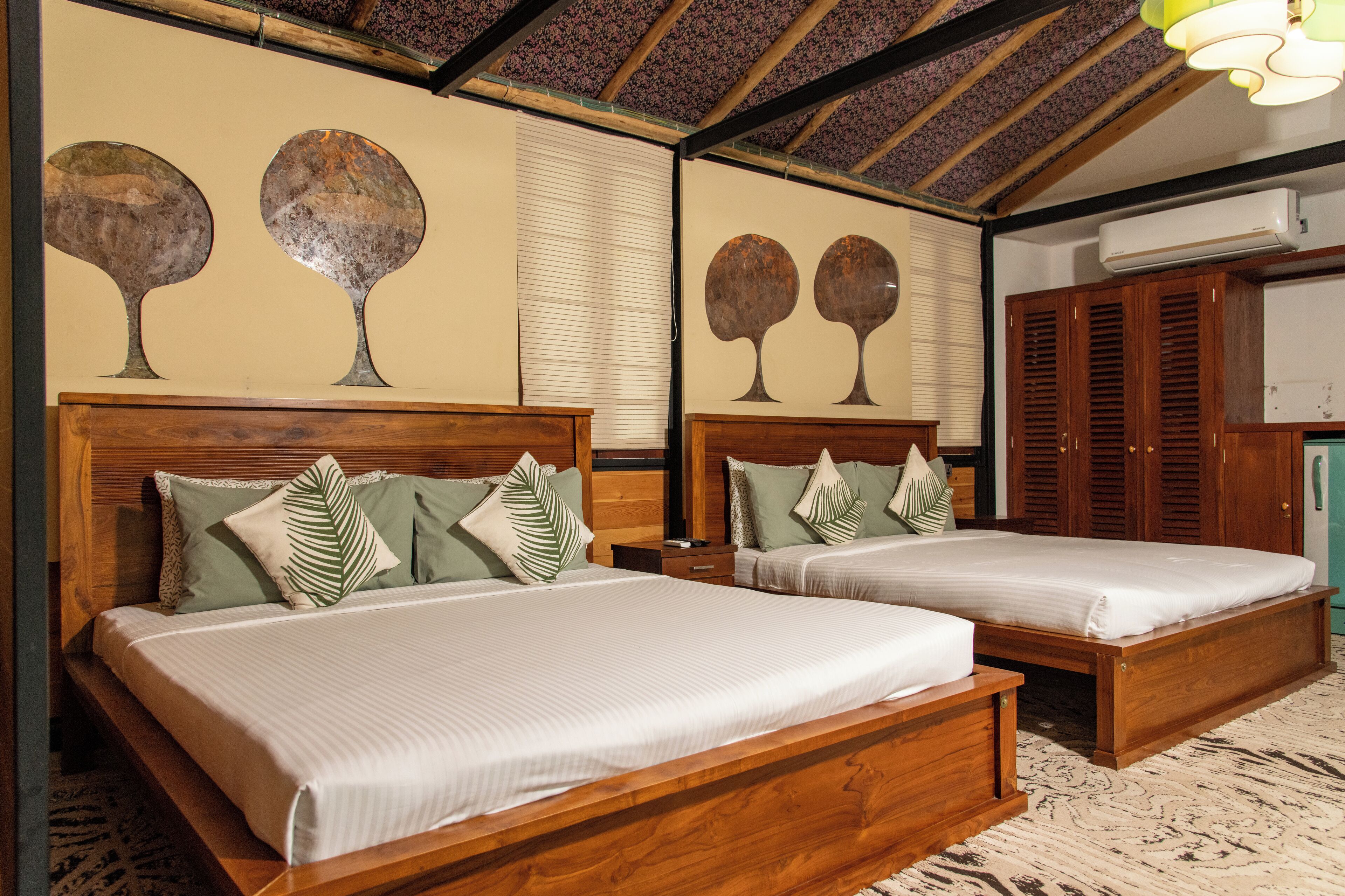 Family Villa, Hot Tub | In-room safe, desk, laptop workspace, blackout drapes