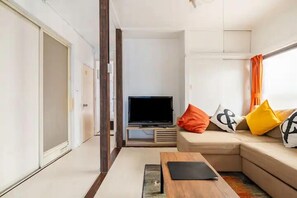 Familieleilighet | Strykejern/-brett, wi-fi (inkludert) og sengetøy