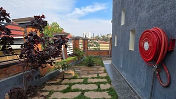 Luxury Apartment, City View | Terrace/patio