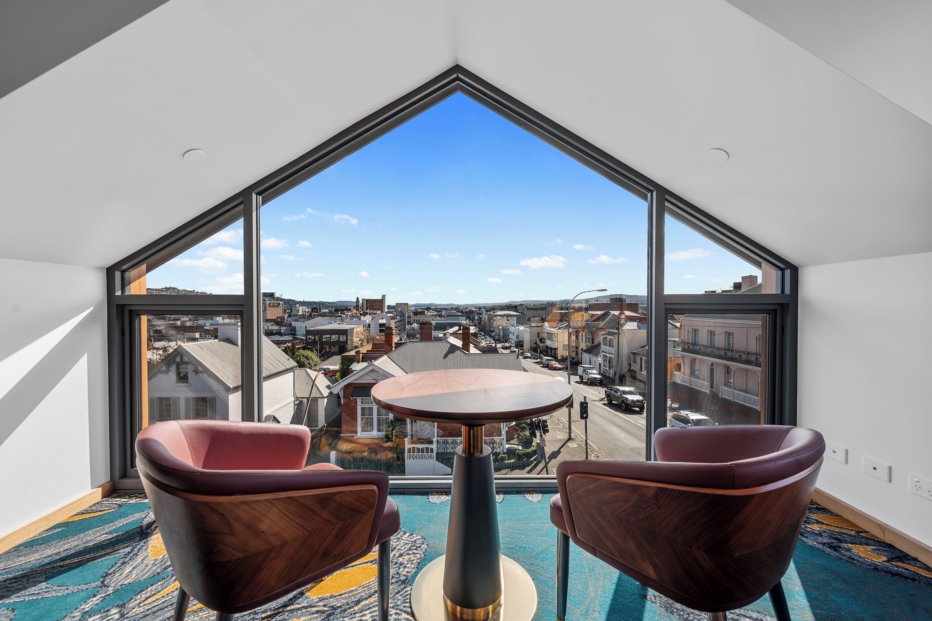 Exclusive Penthouse, City View | In-room safe, desk, laptop workspace, blackout drapes