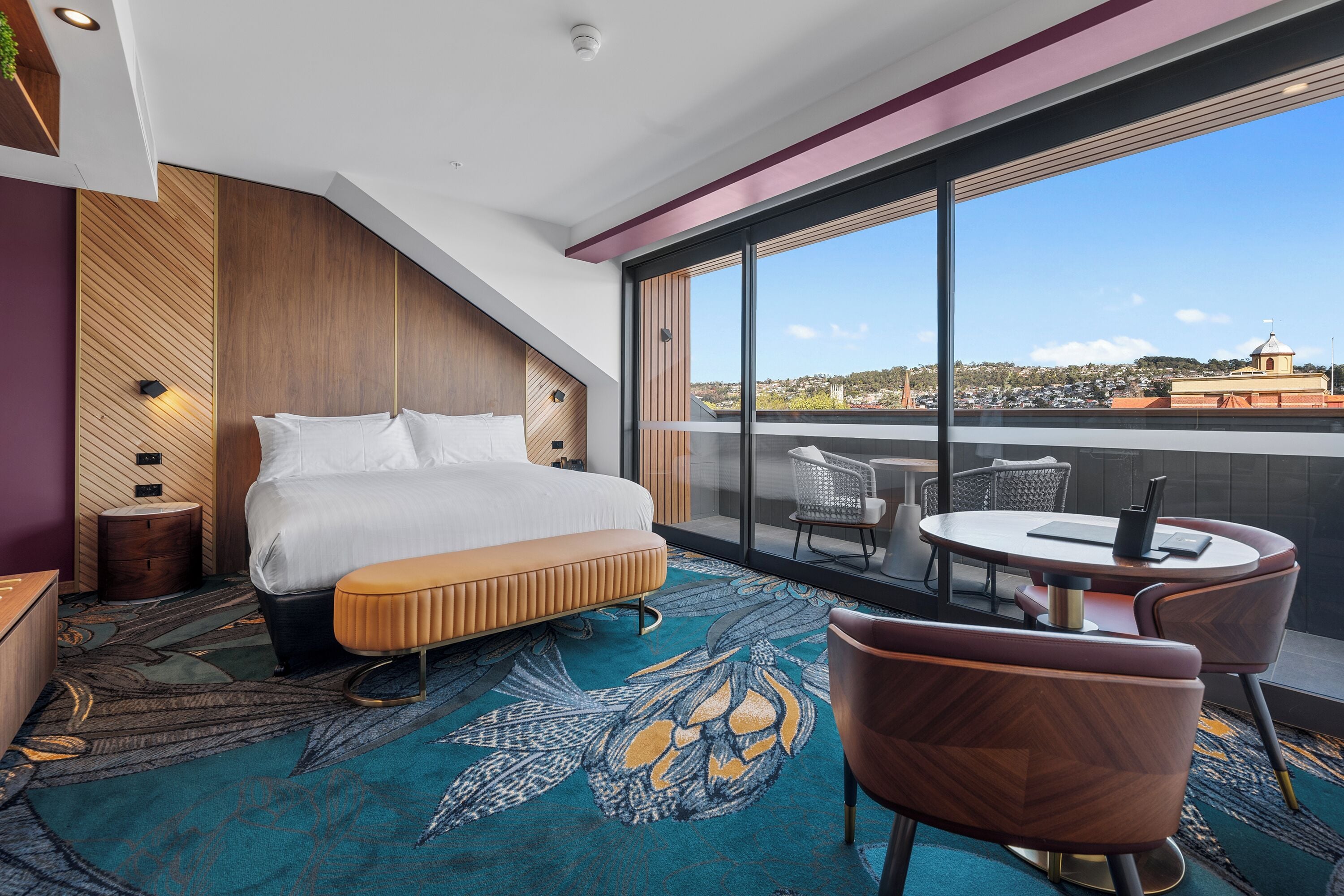 Exclusive Penthouse, City View | In-room safe, desk, laptop workspace, blackout drapes