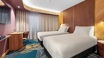 Chambre Premium Double ou avec lits jumeaux, accessible aux personnes à mobilité réduite, non-fumeur