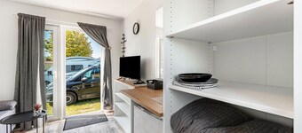 Tiny Home 'Surfbrett 2' con jardín comunitario y wifi