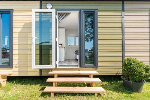 Tiny Home « Surfbrett 2 » avec jardin commun et Wi-Fi