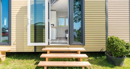 Tiny Home « Surfbrett 2 » avec jardin commun et Wi-Fi