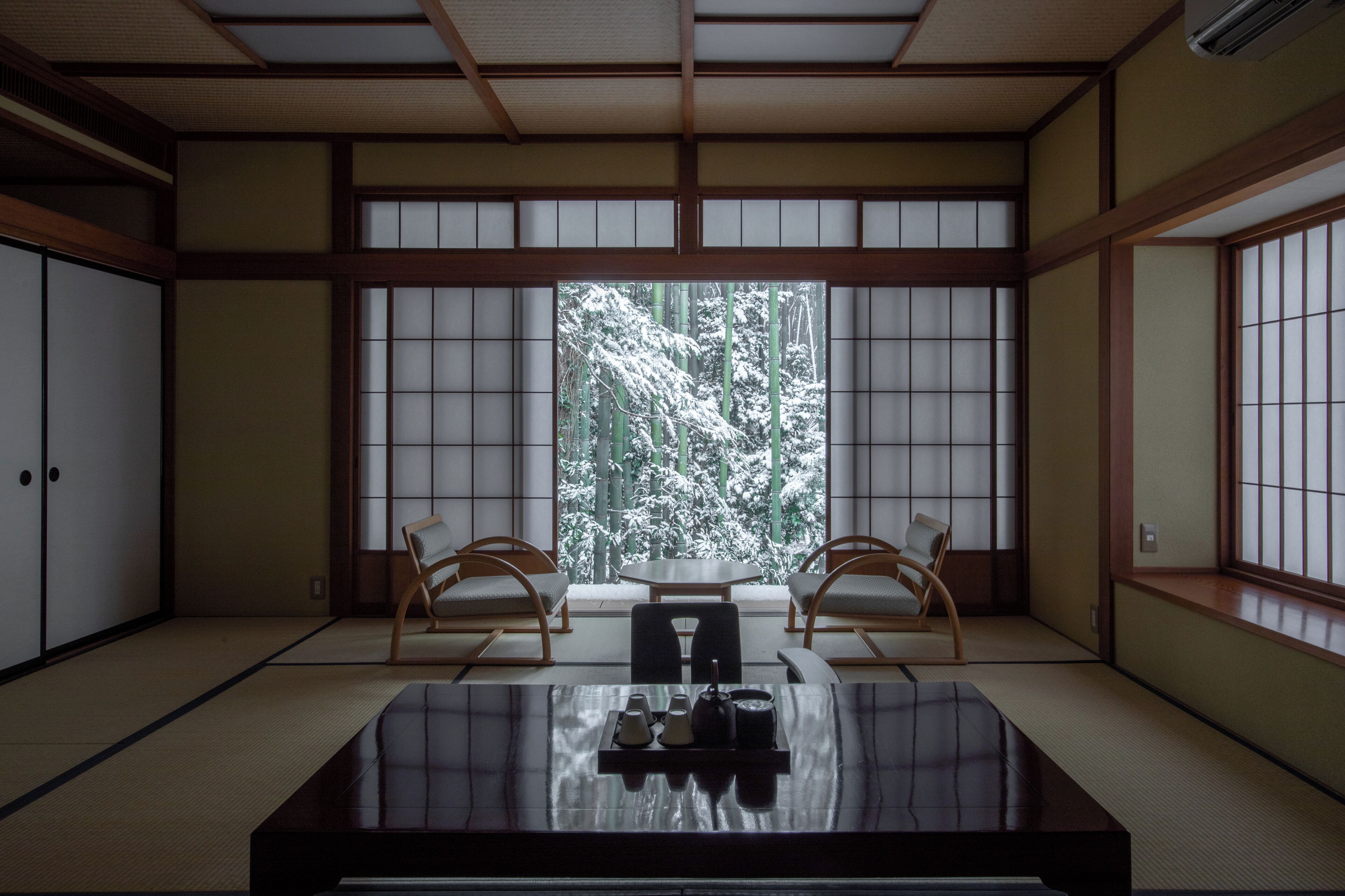 本館 離れ[半露天風呂付]乾徳 禁煙 | セーフティボックス (室内)、遮光カーテン