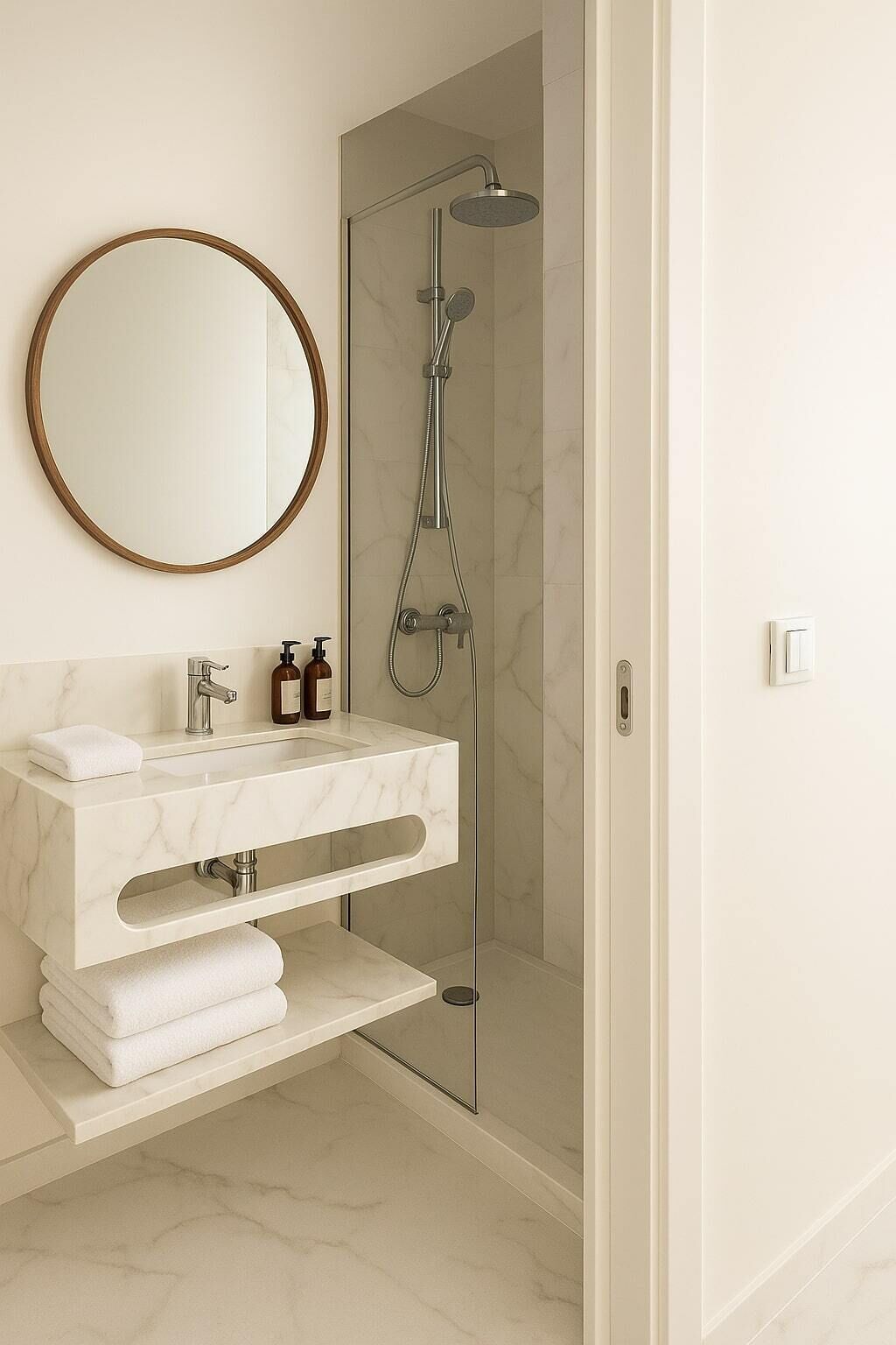 Classic Double Room, City View | Bathroom | Shower, hair dryer, towels, soap