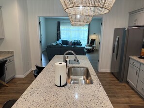 Smart TV, fireplace, computer monitors