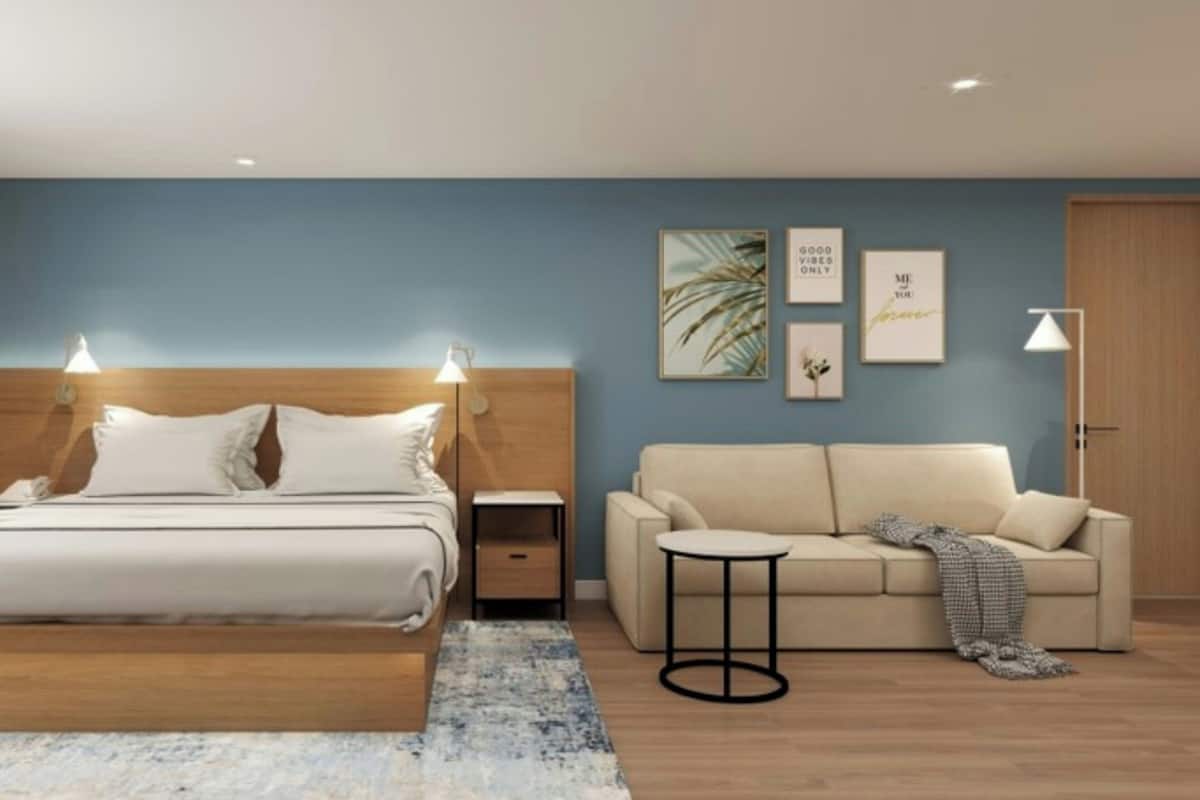 Premium bedding, down duvets, pillow-top beds, in-room safe