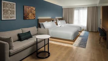 Studio, Multiple Beds | Premium bedding, down duvets, pillow-top beds, in-room safe