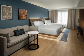 Studio, Multiple Beds | Premium bedding, down comforters, pillowtop beds, in-room safe - Element by Marriott Seattle Downtown (Seattle)