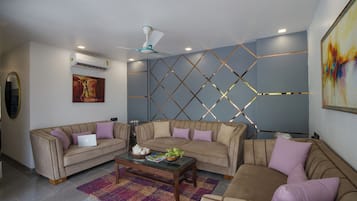 Villa, 5 Bedrooms, Garden View | Living area | Flat-screen TV