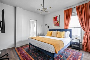 1 soverom, strykejern/-brett, wi-fi og sengetøy