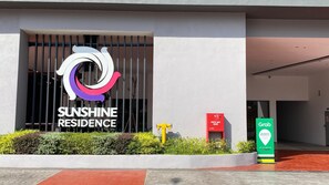 Façade de l’hébergement