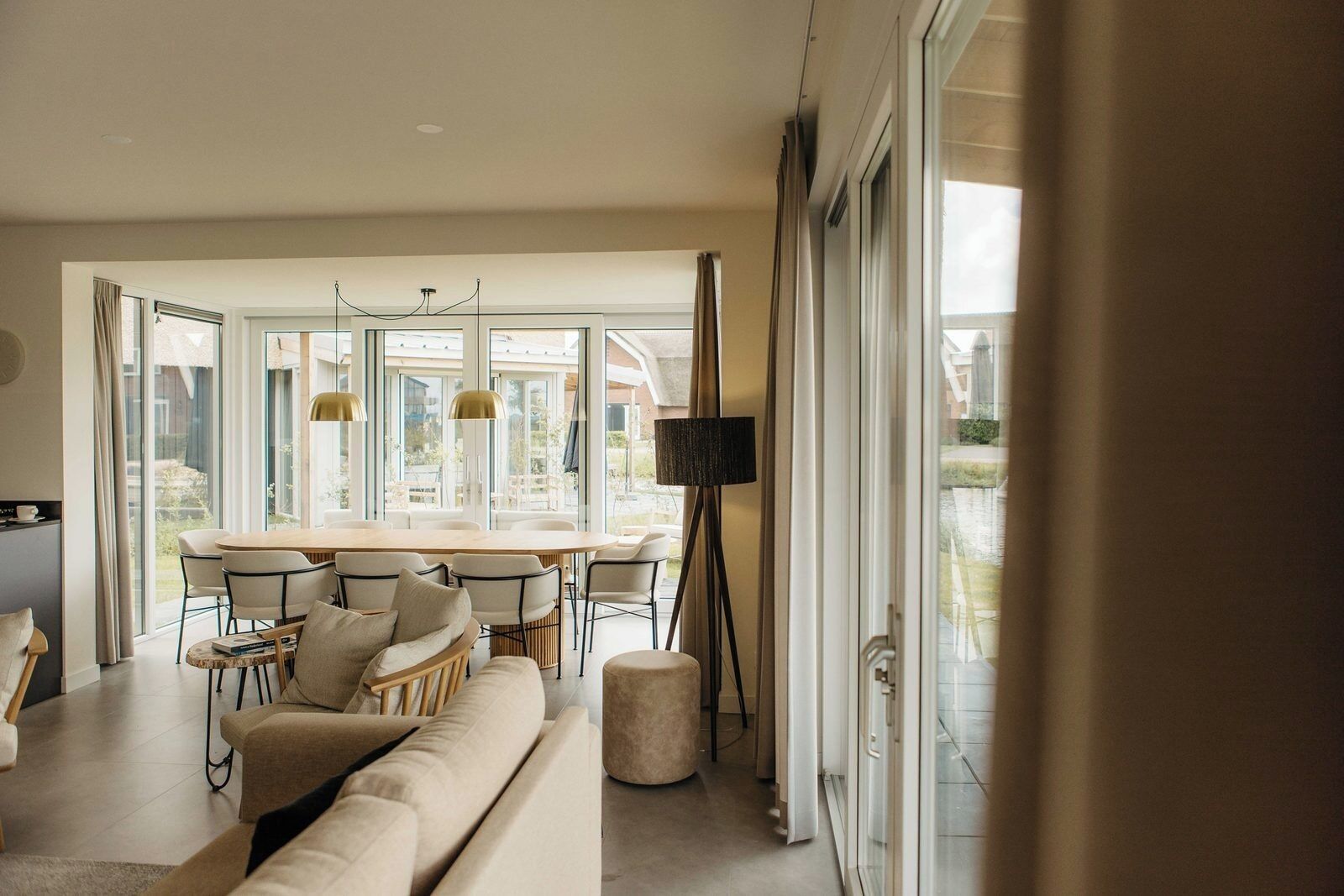A Large Detached Watervilla With View Of The Inner Harbour - Sneek