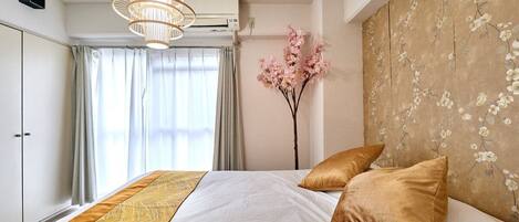 1 室のベッドルーム、デスク、アイロン / アイロン台、WiFi