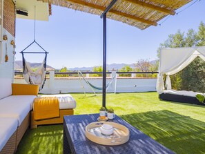 Terrace/patio - Cubo's Casa Rural La Hacienda de Manuela / private pool / BBQ / free Wi-Fi (Cártama)