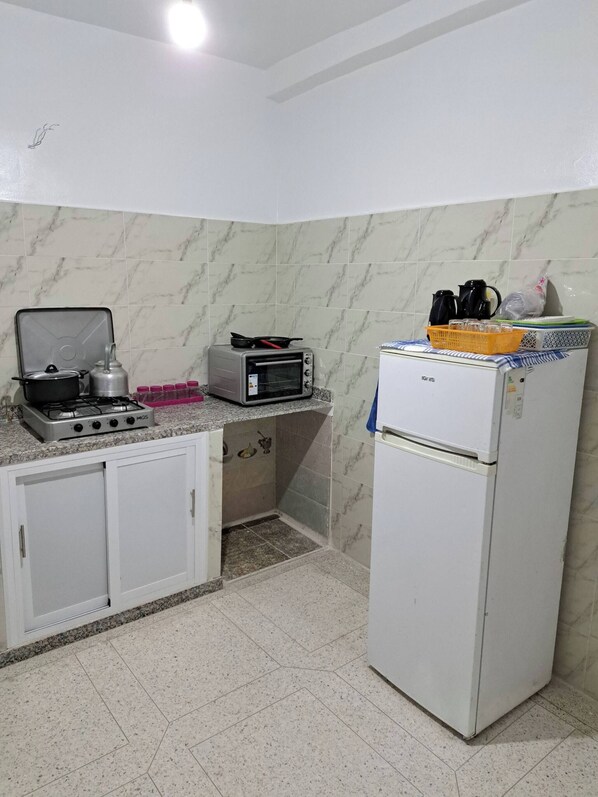 Appartement, 2 slaapkamers, roken, uitzicht op tuin | Privékeuken