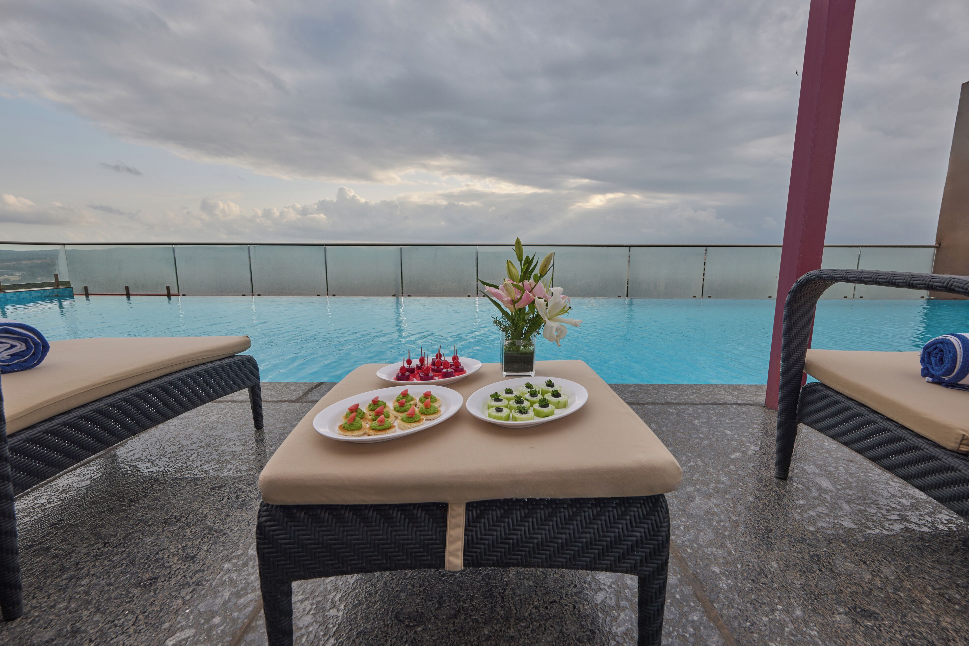 Rooftop pool
