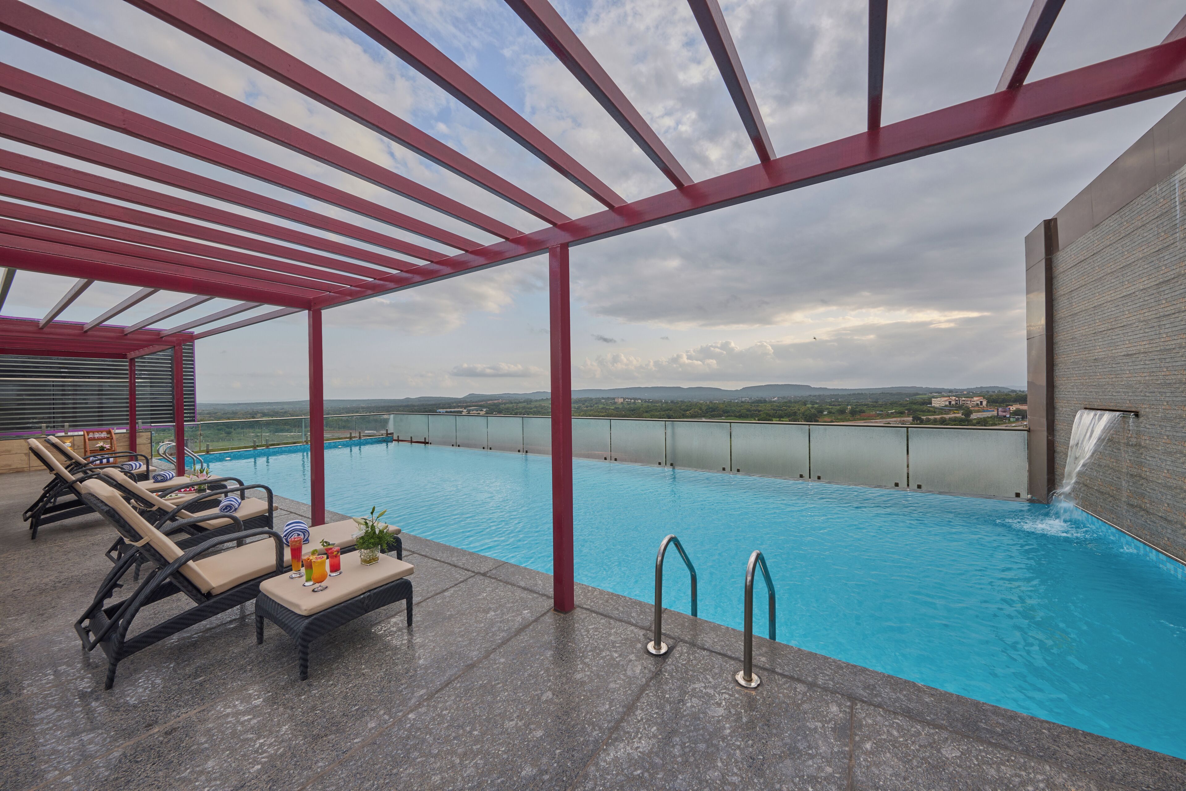 Piscina en la azotea