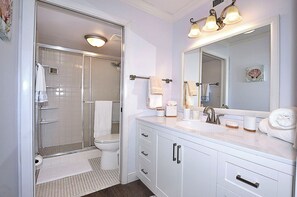 Shower, towels