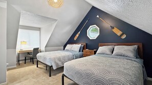 2 chambres, fer et planche à repasser, accès Internet, draps fournis