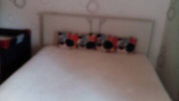 1 bedroom, travel crib, WiFi, bed sheets