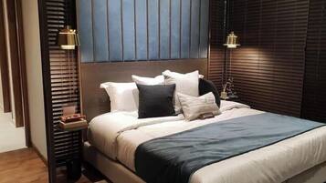 In-room safe, desk, blackout curtains, soundproofing