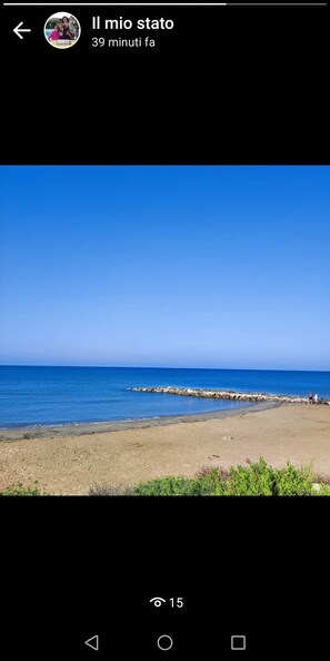 Beach - Villa hibiscus, sitrova only 100 meters from the free golden beach. (Santa Maria del Focallo)